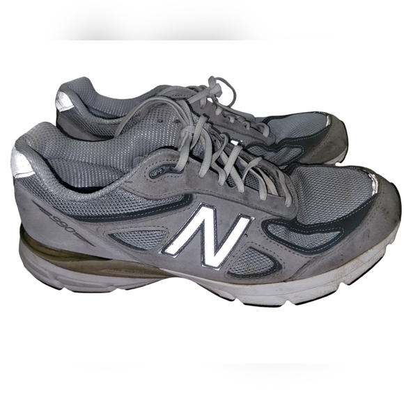 New Balance Other - New Balance 990v4 Gray Made In USA Shoes Sneakers Men’s Size 12